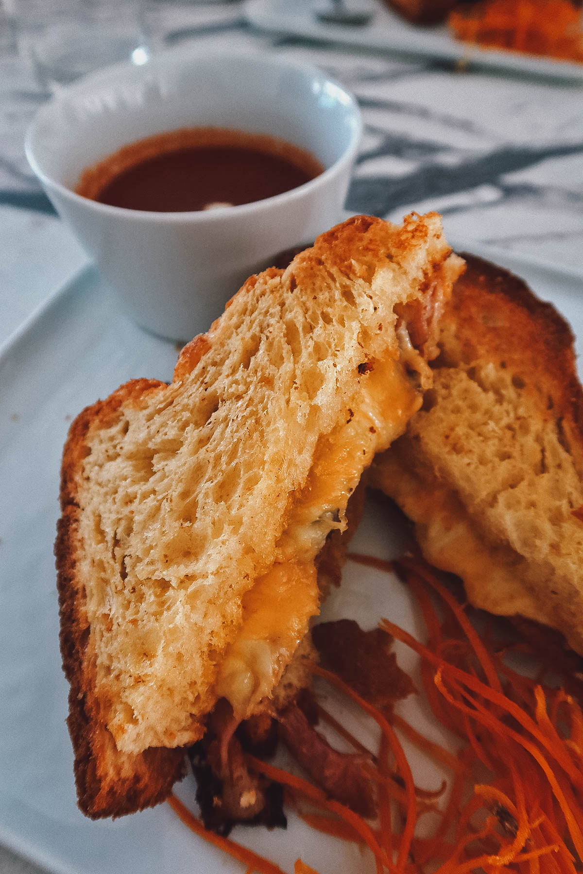 Grilled cheese sandwich in Boracay