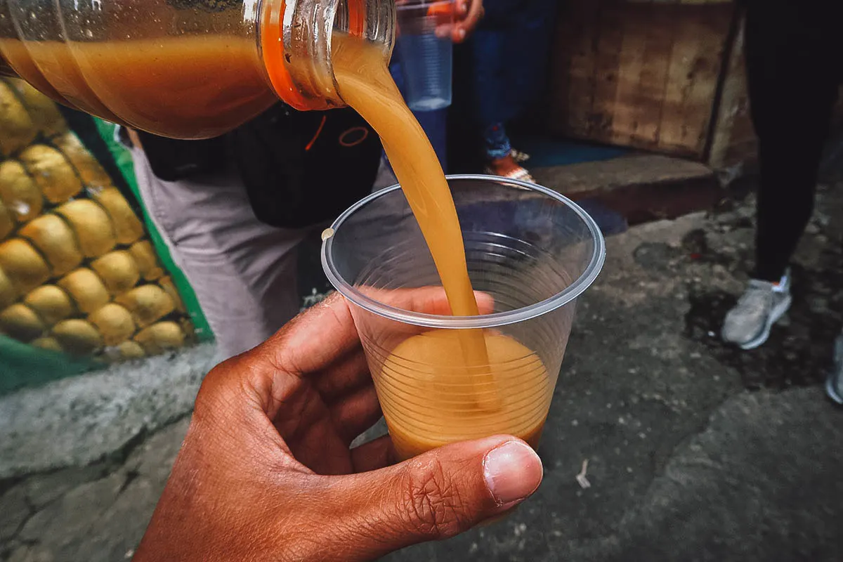 Colombian Street Food Colombian chicha