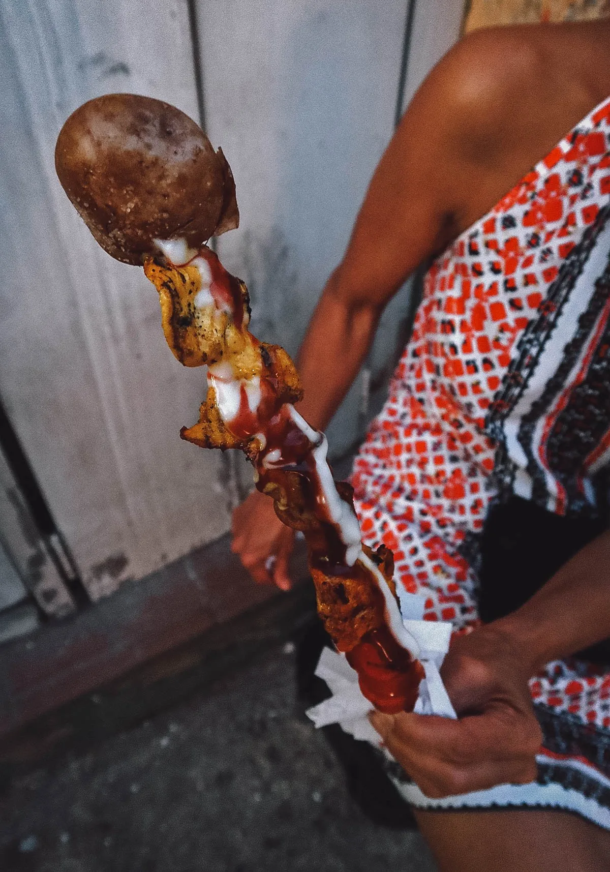 Colombian Street Food Colombian pinchos
