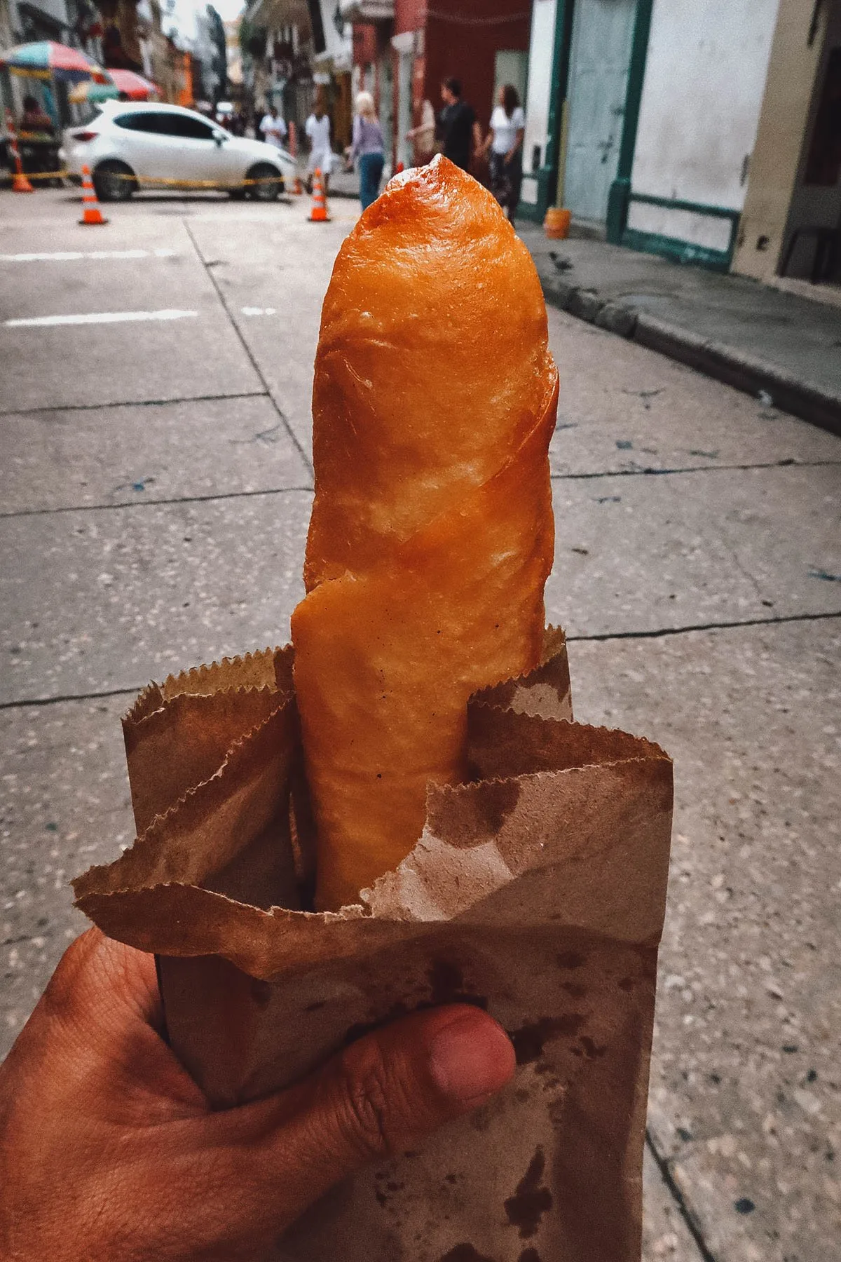 Colombian Street Food Colombian dedo de queso