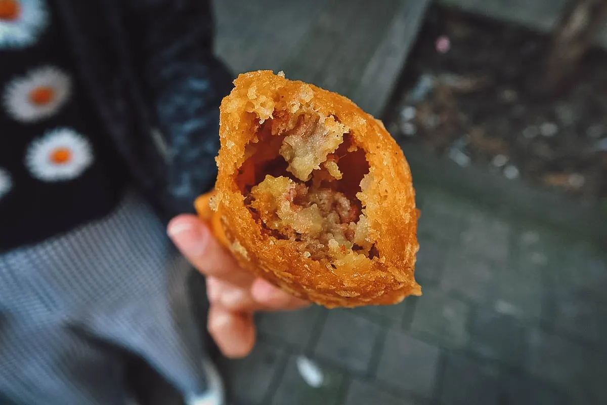 Colombian Street Food Colombian empanada
