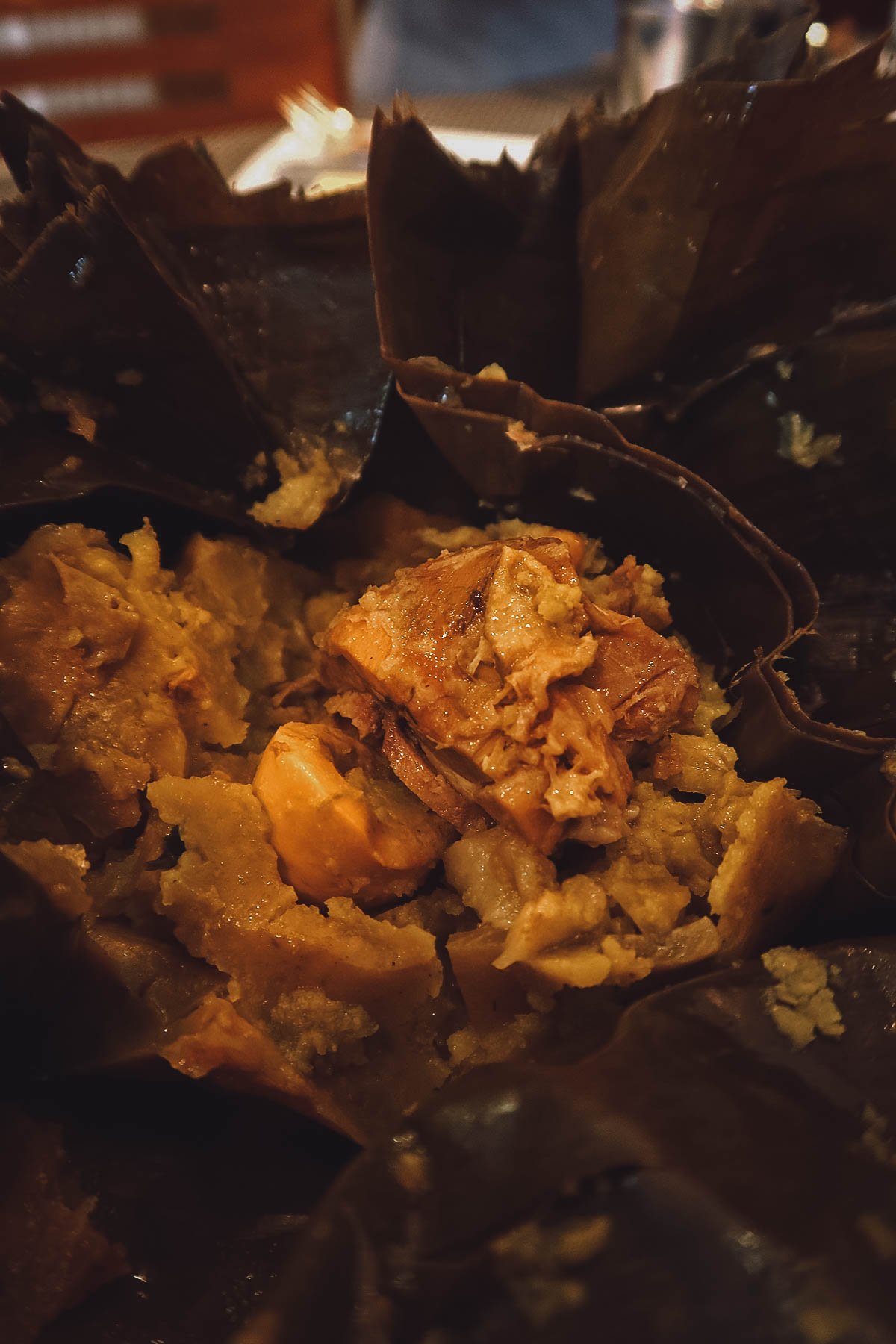 Colombian tamal tolimense