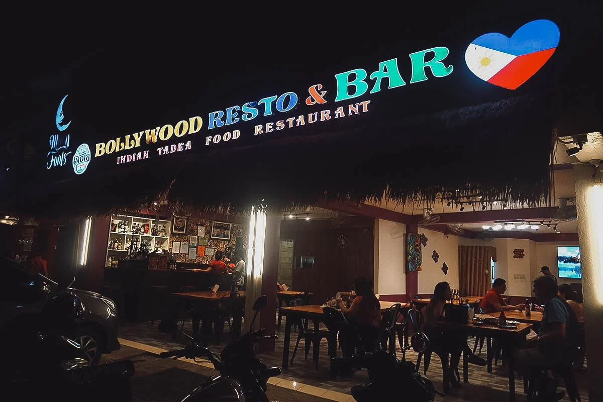 Bollywood restaurant in Bohol