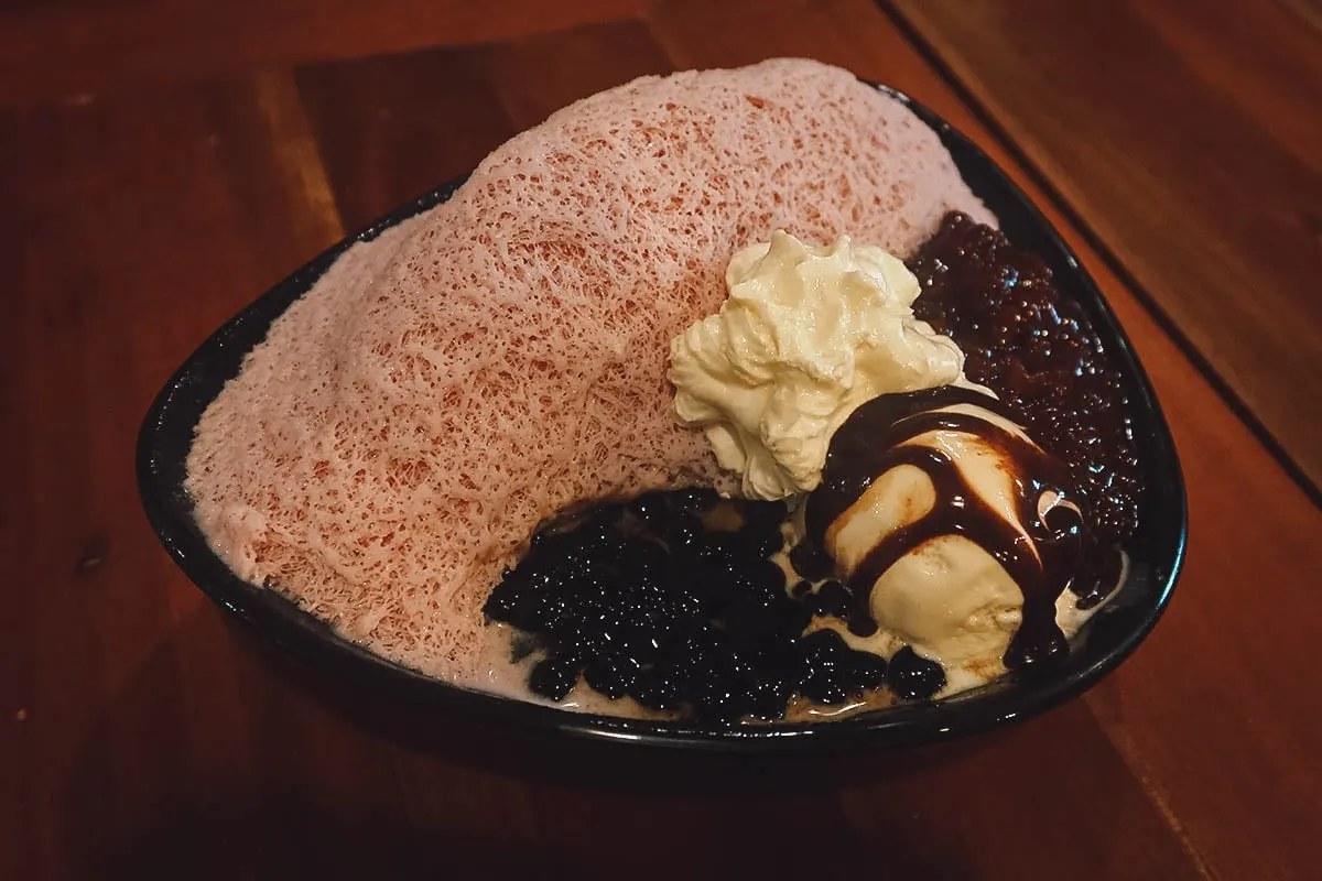 Bingsu at Cafe Snow Park in Bohol