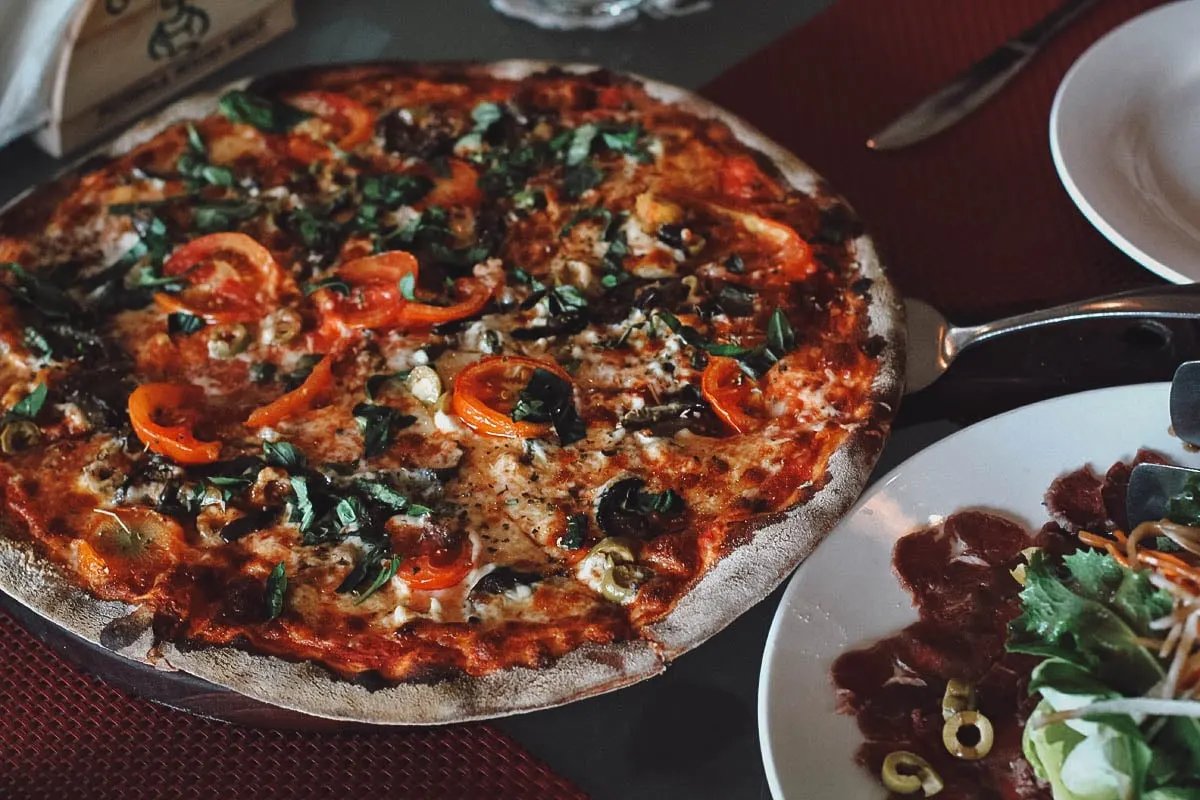 The Best Restaurants in Bohol Pizza at Giuseppe Pizzeria and Sicilian Roast in Bohol