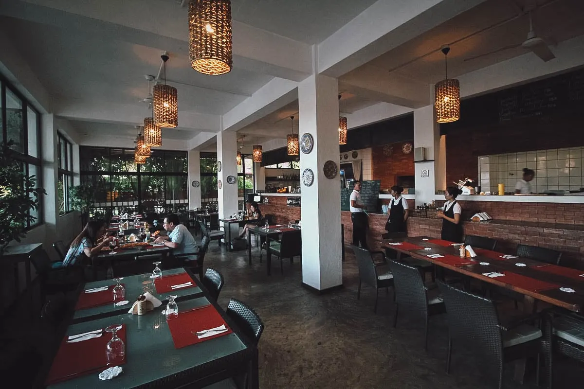 The Best Restaurants in Bohol Giuseppe Pizzeria and Sicilian Roast interior