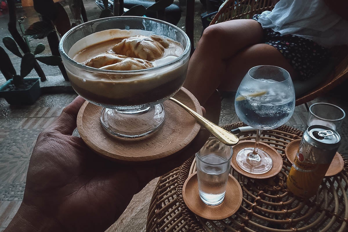 Affogato at Overgrown in Bohol