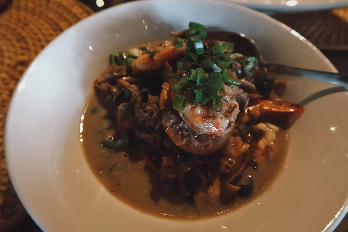 The Best Restaurants in Bohol Shrimp dish at Sisa Bistro in Bohol