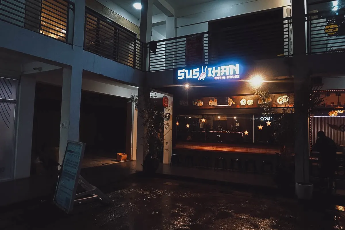 Sushihan restaurant in Bohol