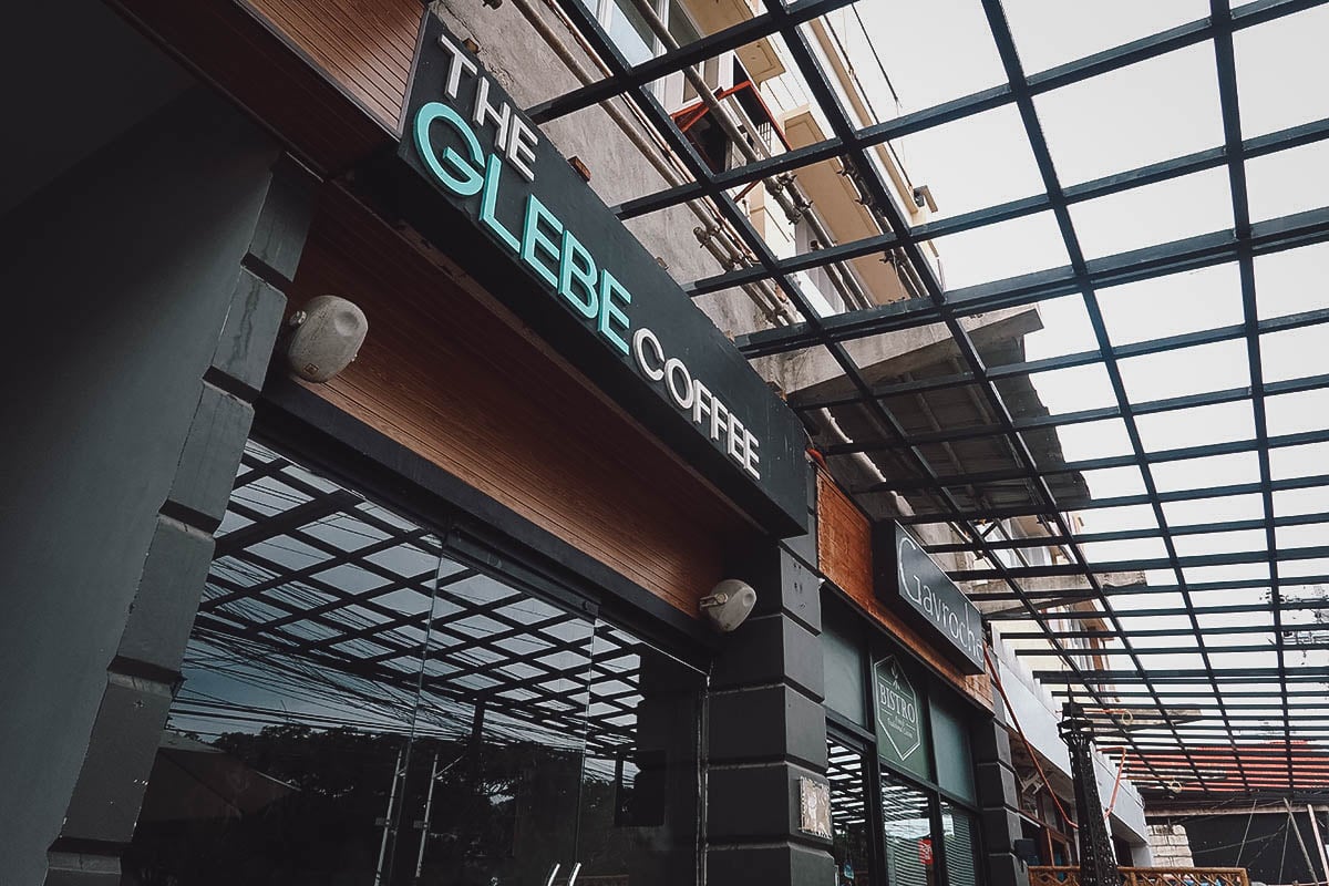 The Glebe Coffee exterior in Bohol