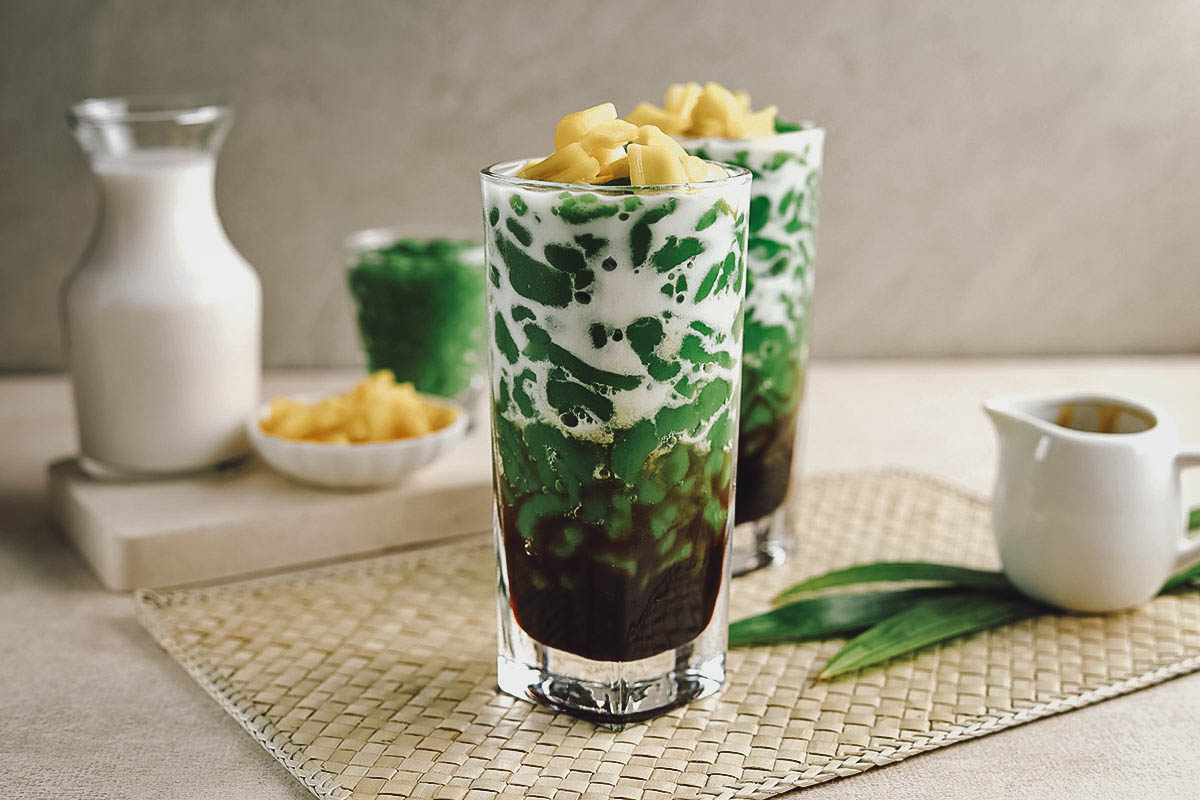 Indonesian cendol