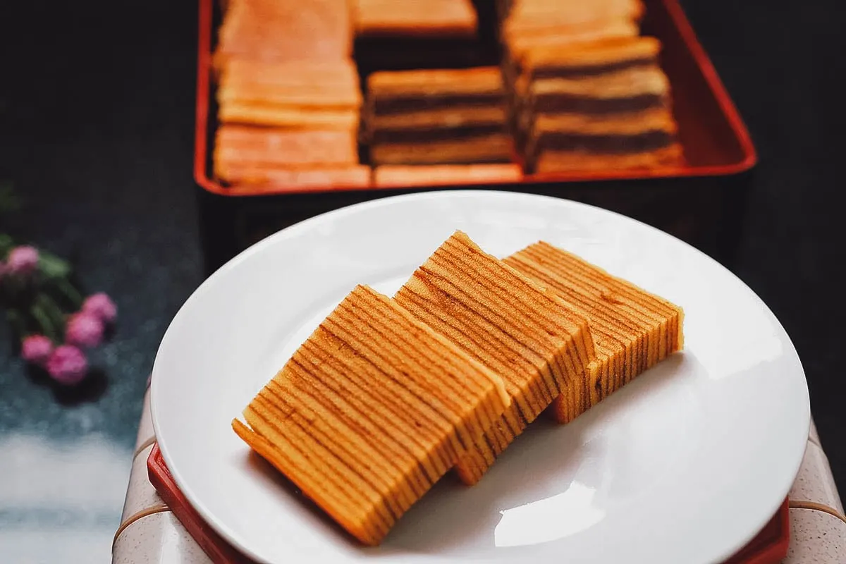 Indonesian kue lapis legit