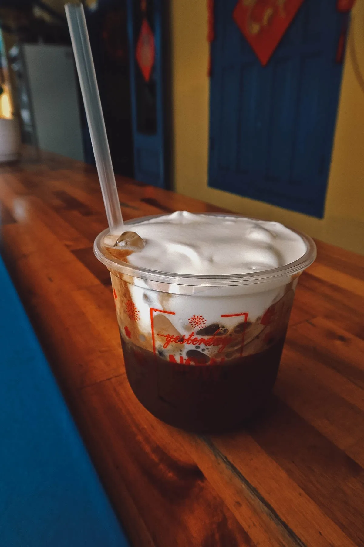 Instagrammable Cafes in Hoi An, Vietnam Salt coffee at Chin Coffee and Juice in Hoi An, Vietnam