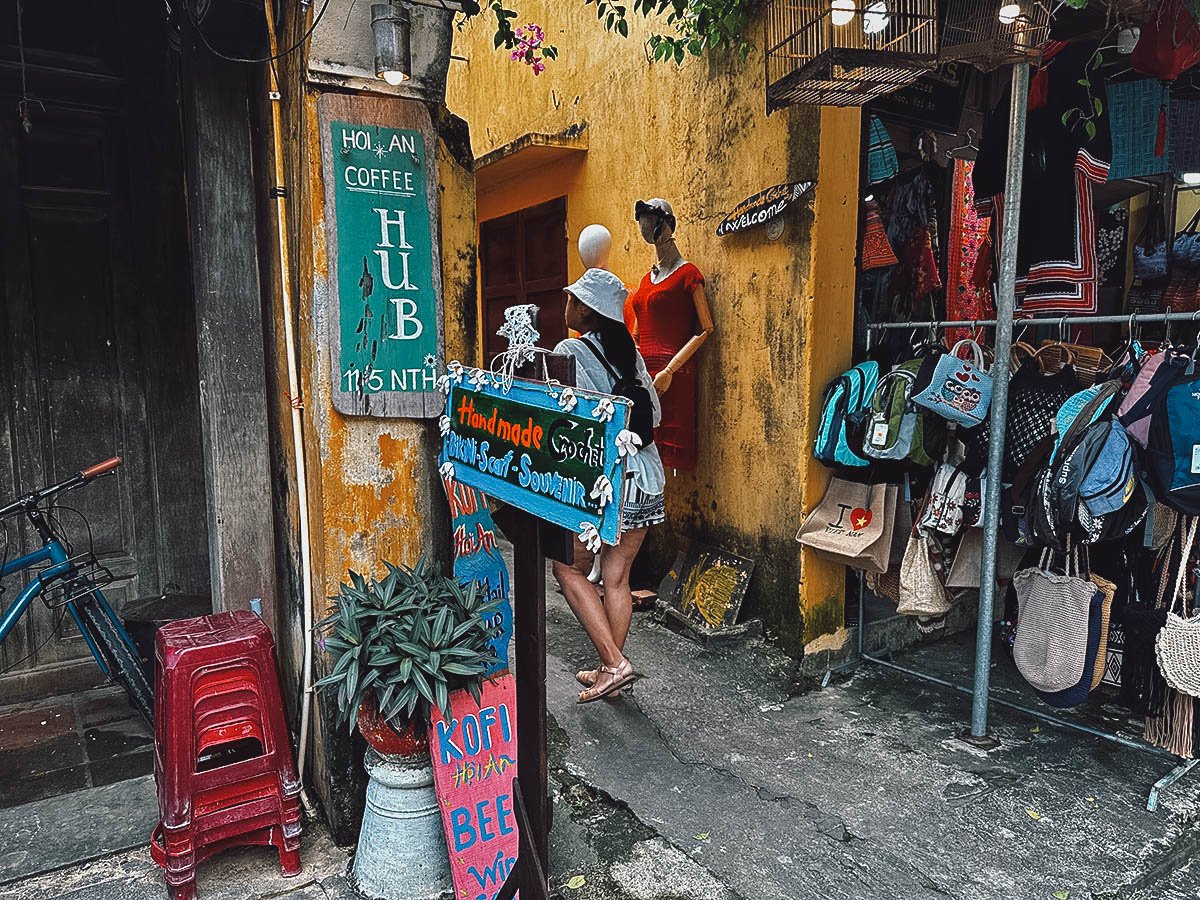 Alleyway leading into Hoi An Coffee Hub