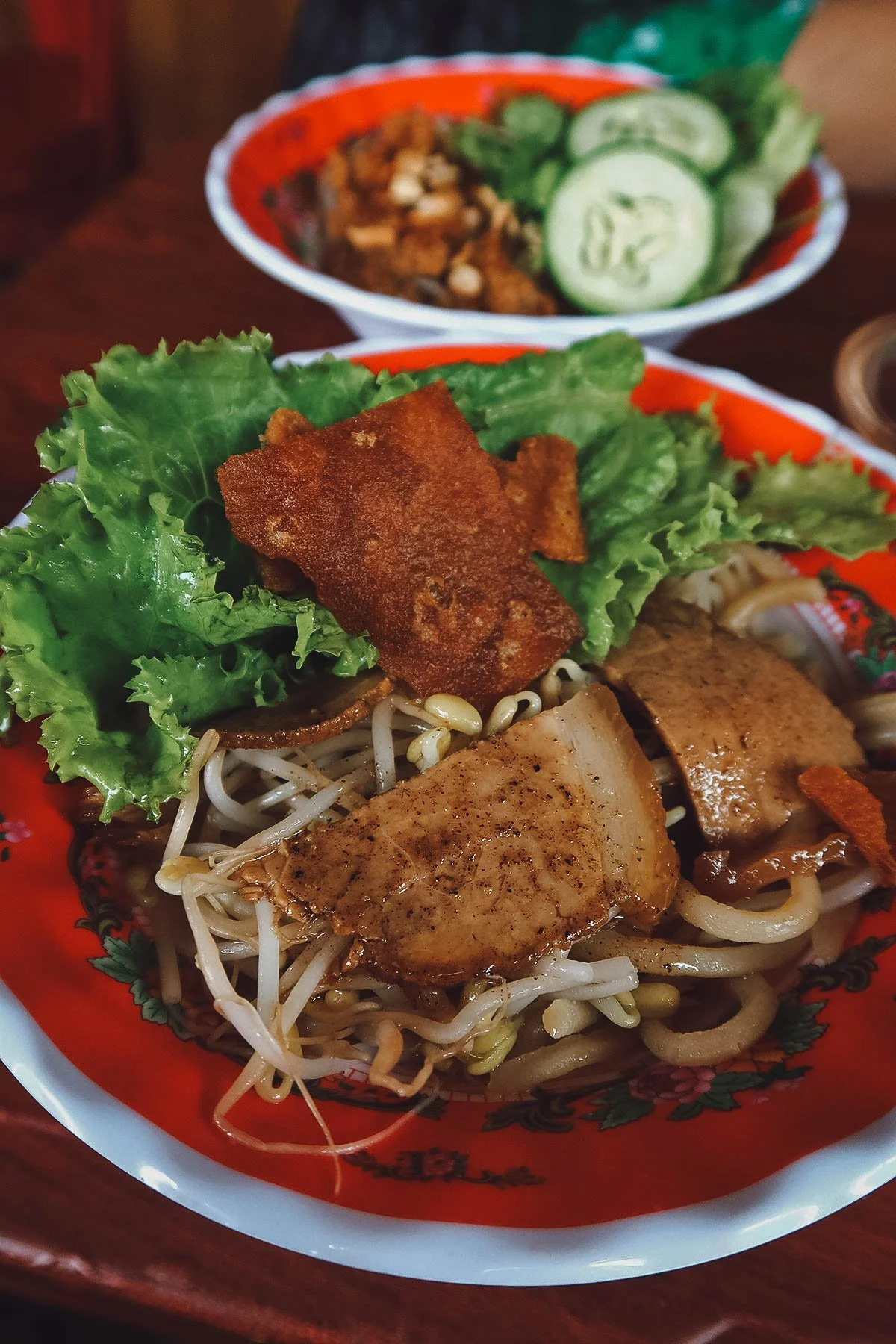 Cao lau at Ba Dinh in Hoi An, Vietnam