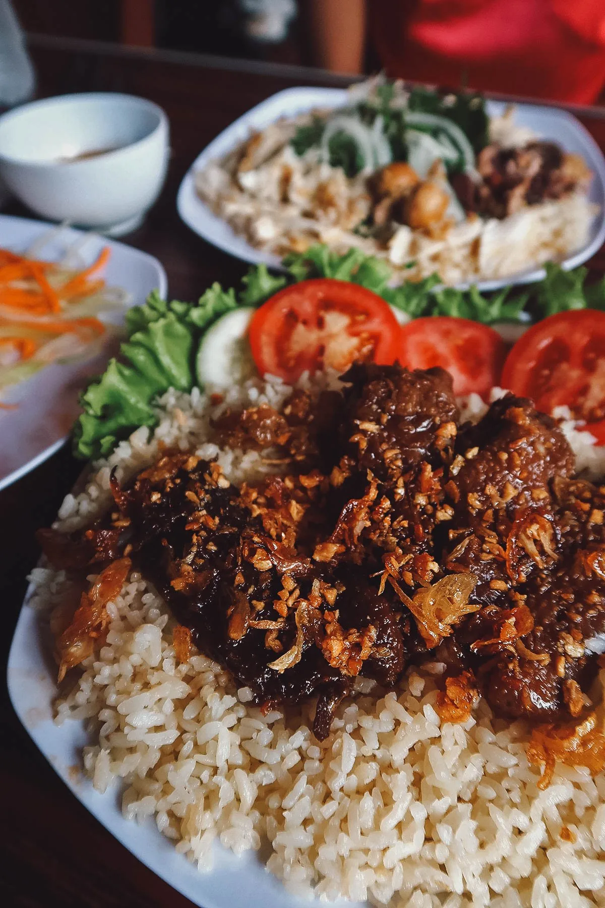 Chicken wings at Long Com Ga restaurant in Hoi An, Vietnam