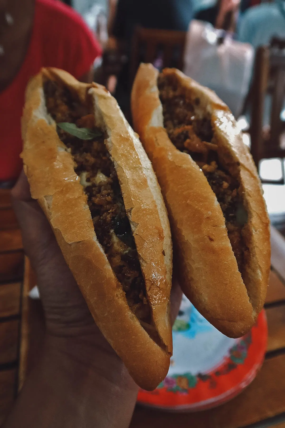 Banh Mi at Madam Khanh restaurant in Hoi An