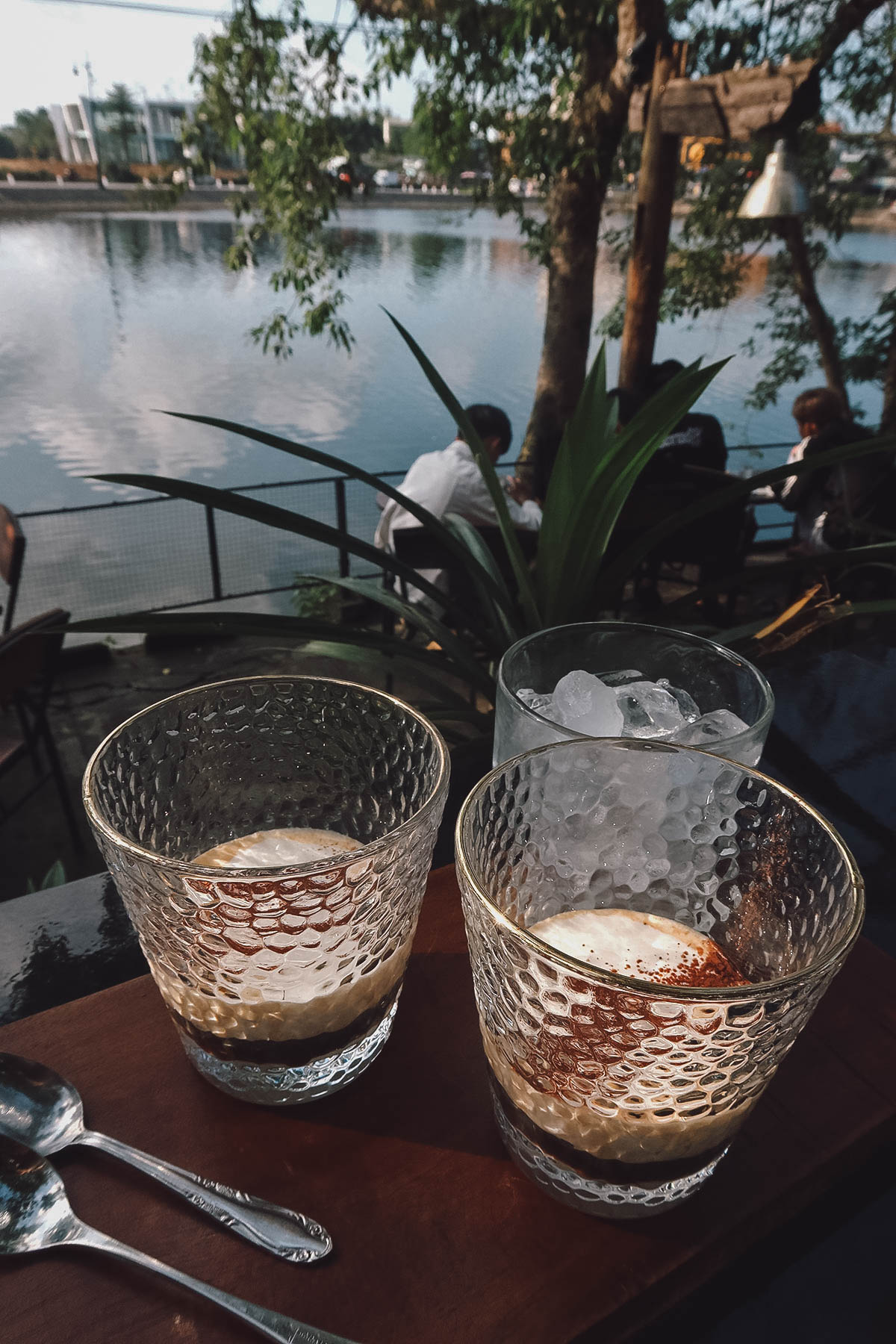 Salt coffees at DAUDO in Hue, Vietnam