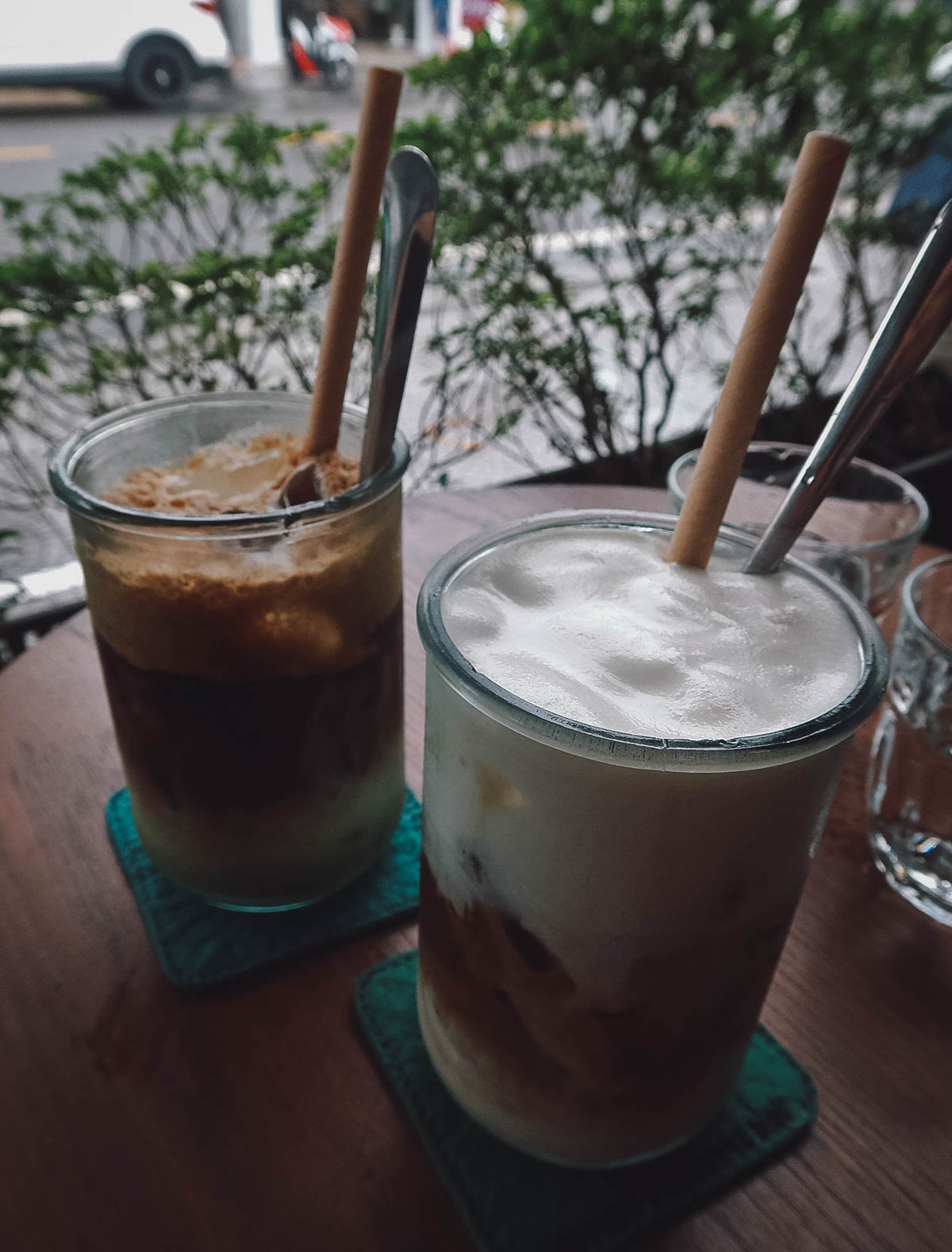 Salt coffee at PhinHolic in Hue, Vietnam