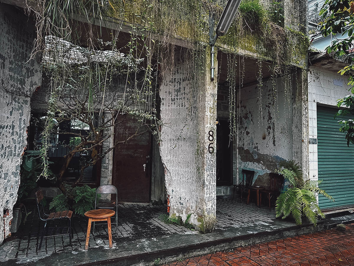 tan cafe in Hue, Vietnam