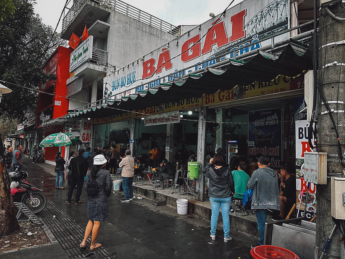 Bun Bo Hue Ba Gai in Hue, Vietnam