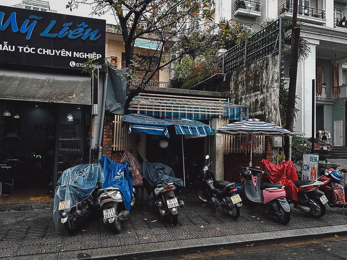 Ba Den restaurant in Hue, Vietnam