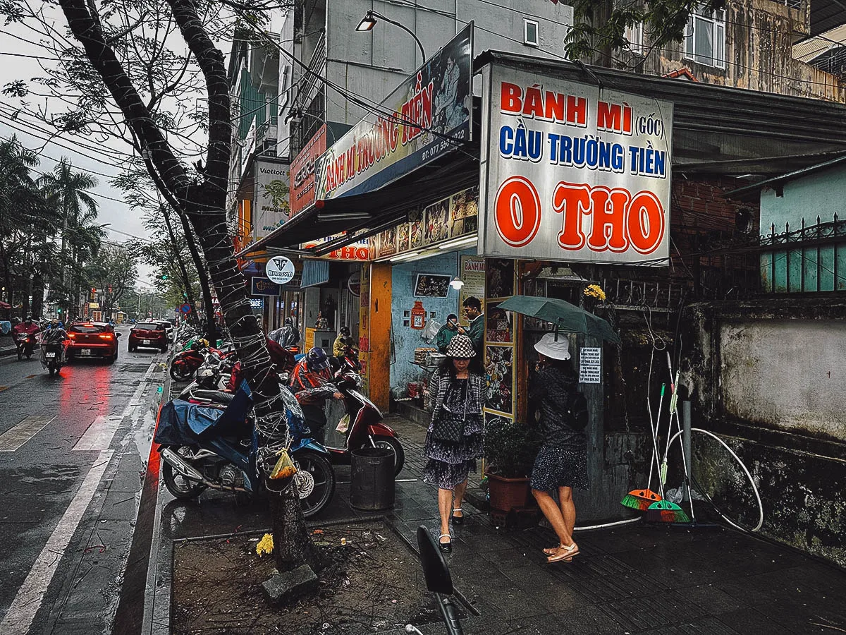 O Tho restaurant in Hue, Vietnam