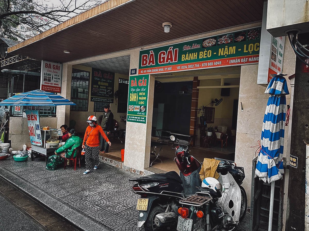 Ba Gai restaurant in Hue, Vietnam