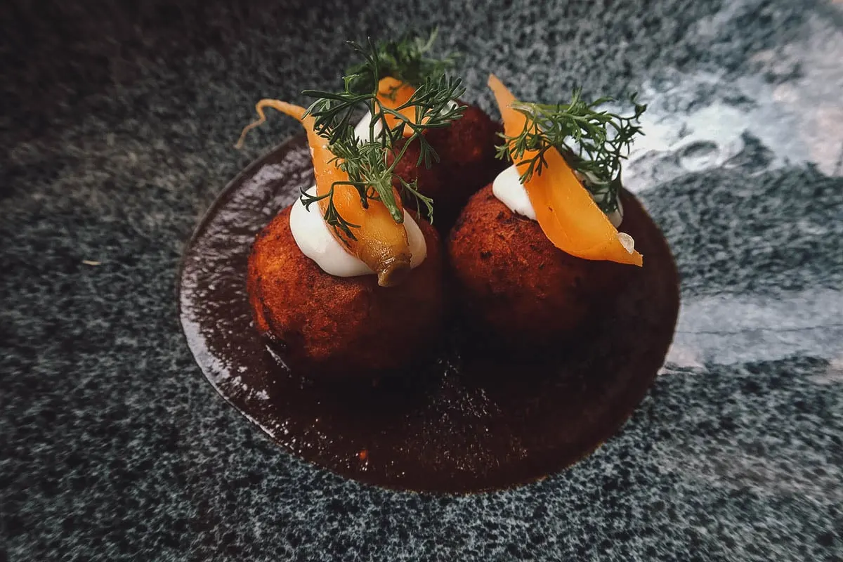 The Best Food in Mexico City Molotes from Antolina restaurant in Mexico City