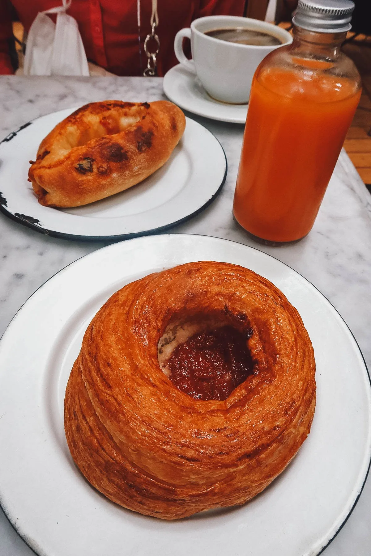 Pastries from Panaderia Rosetta restaurant in Mexico City