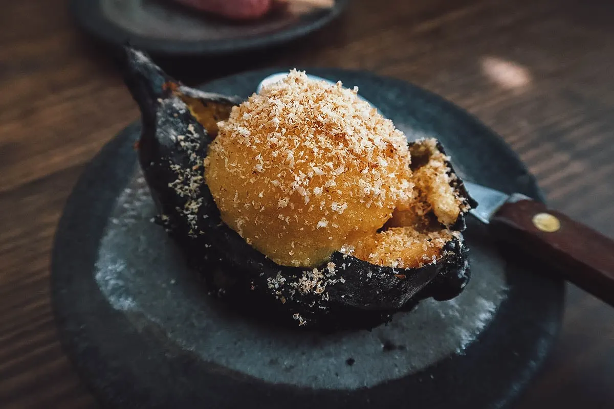 Dessert at Alfonsina restaurant in Oaxaca, Mexico