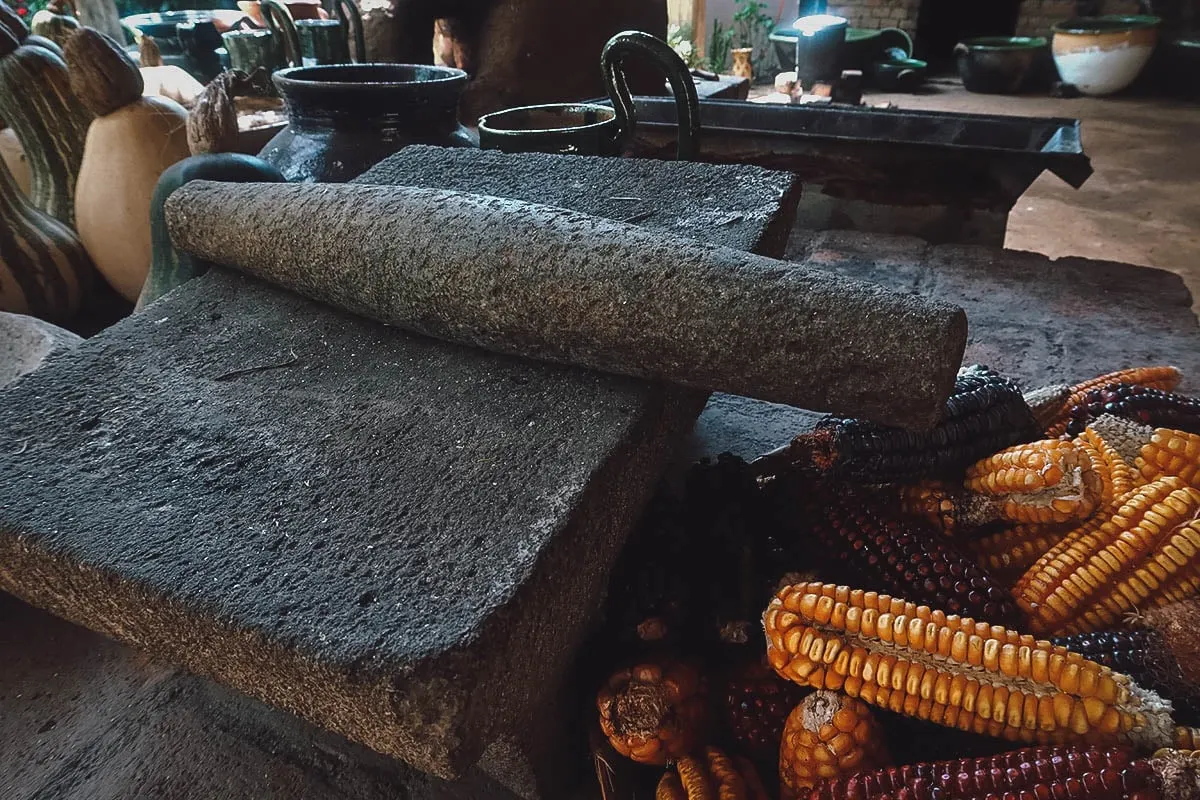 Molcajete at Alfonsina, Oaxaca, Mexico