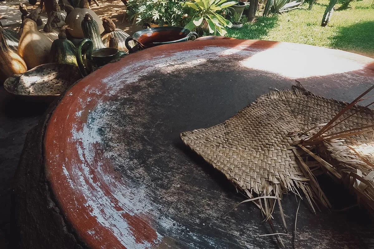 Comal at Alfonsina, Oaxaca, Mexico