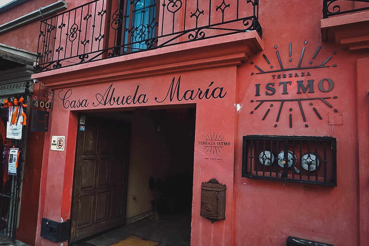Terraza Istmo restaurant in Oaxaca