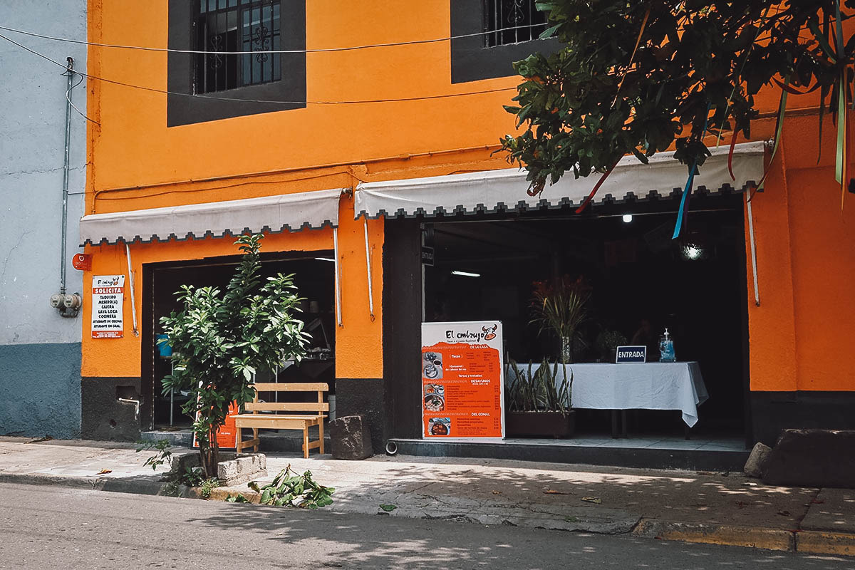 El Embrujo street food restaurant in Oaxaca