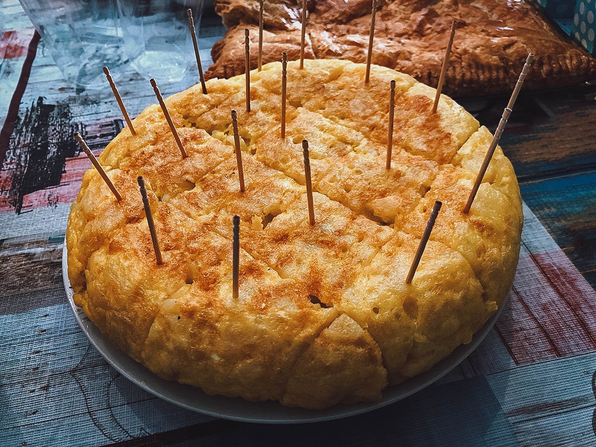 Pinchos de tortilla