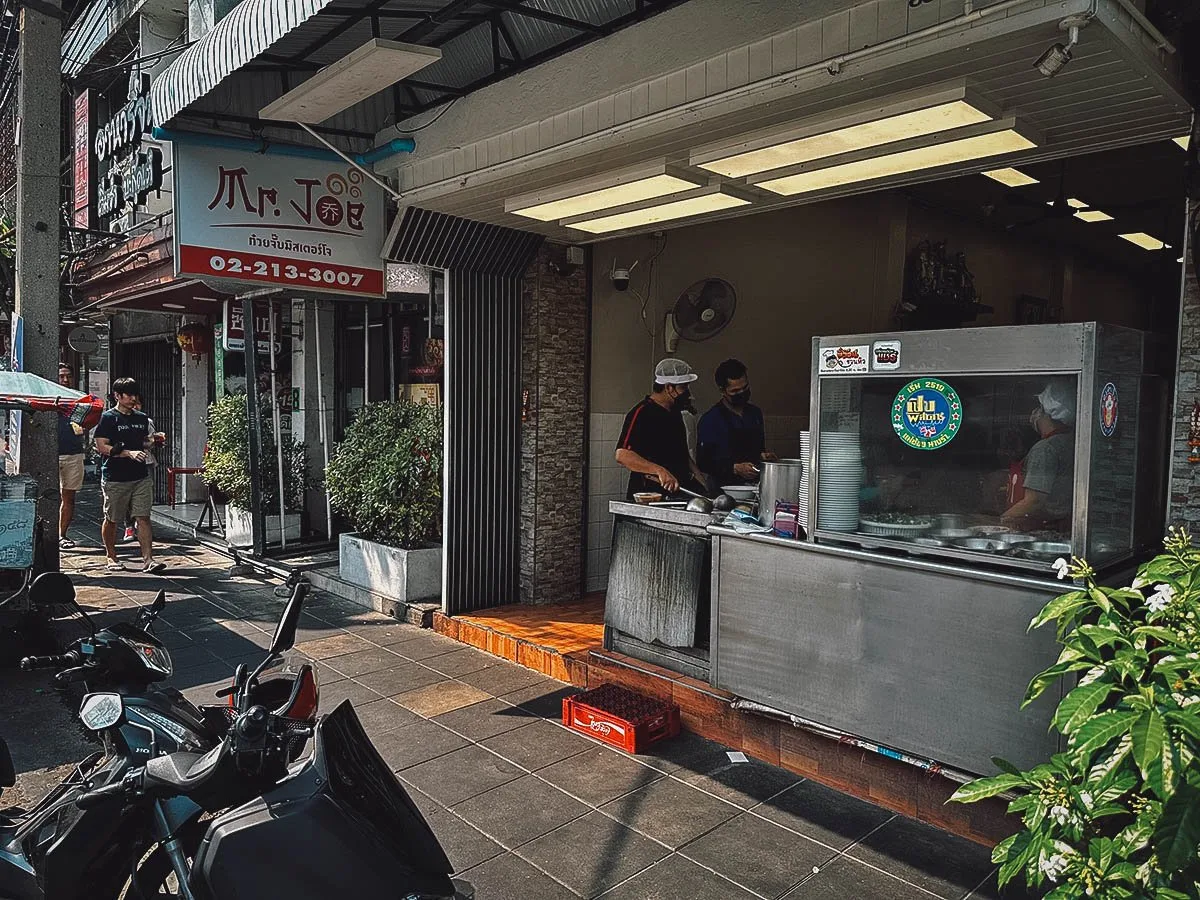 Mr Joe restaurant in Bangkok