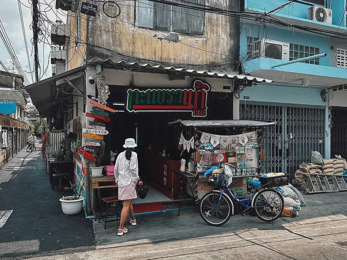 Original Pad Kra Pao 1993 restaurant in Bangkok