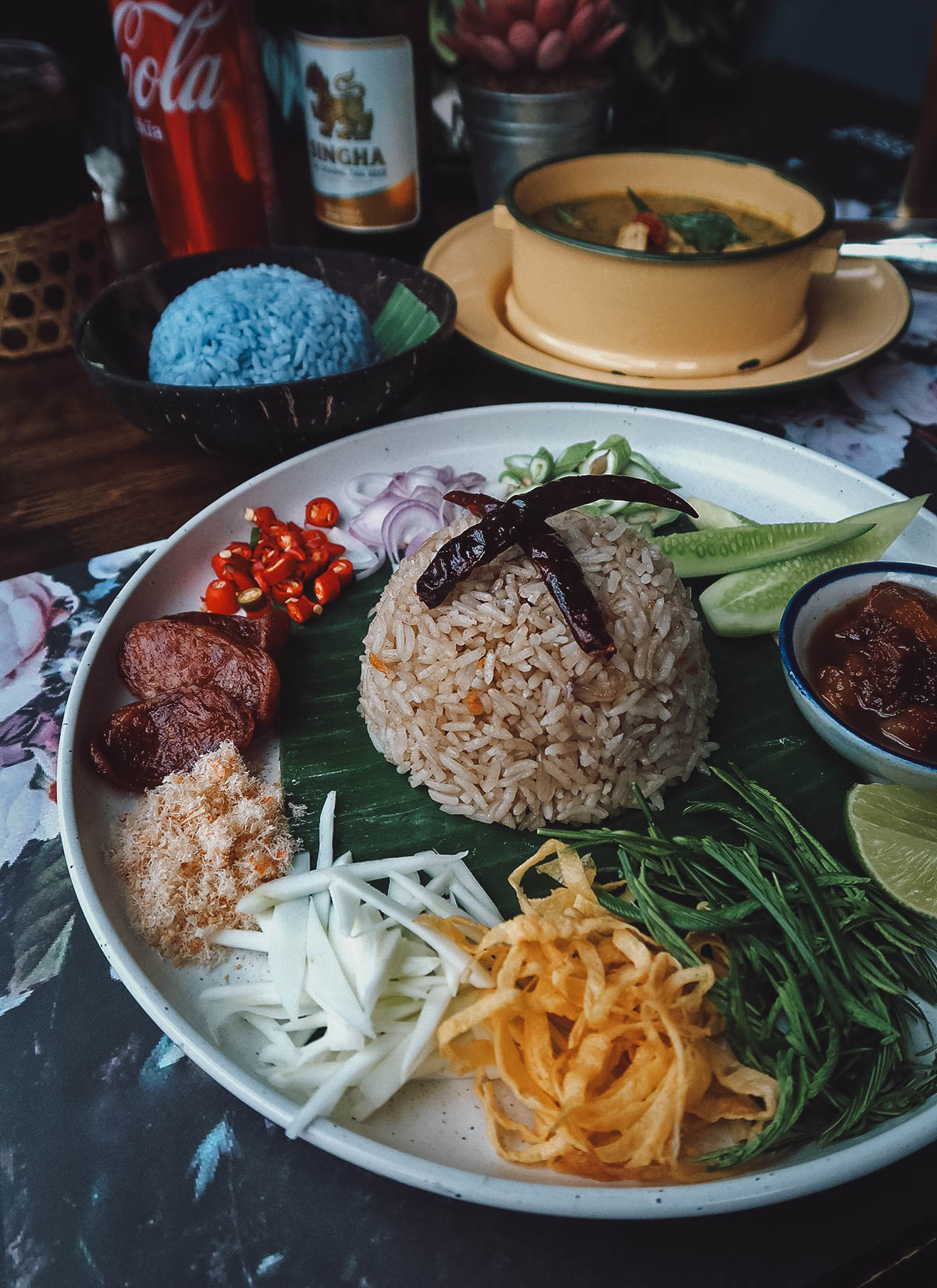 Khao kluk kapi in Bangkok, Thailand