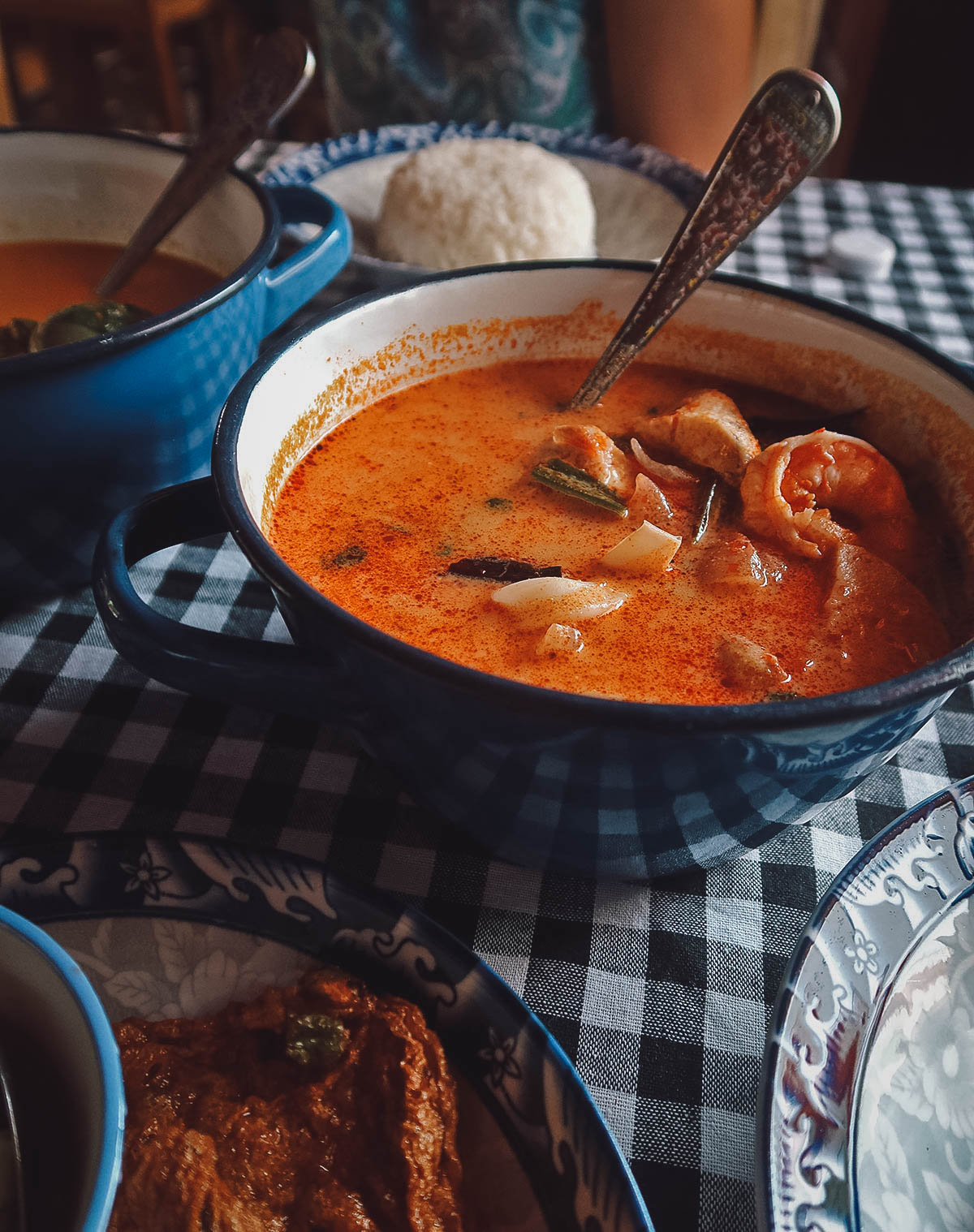 Tom yum goong in Bangkok, Thailand