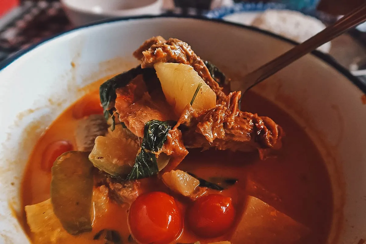 Red curry in Bangkok, Thailand