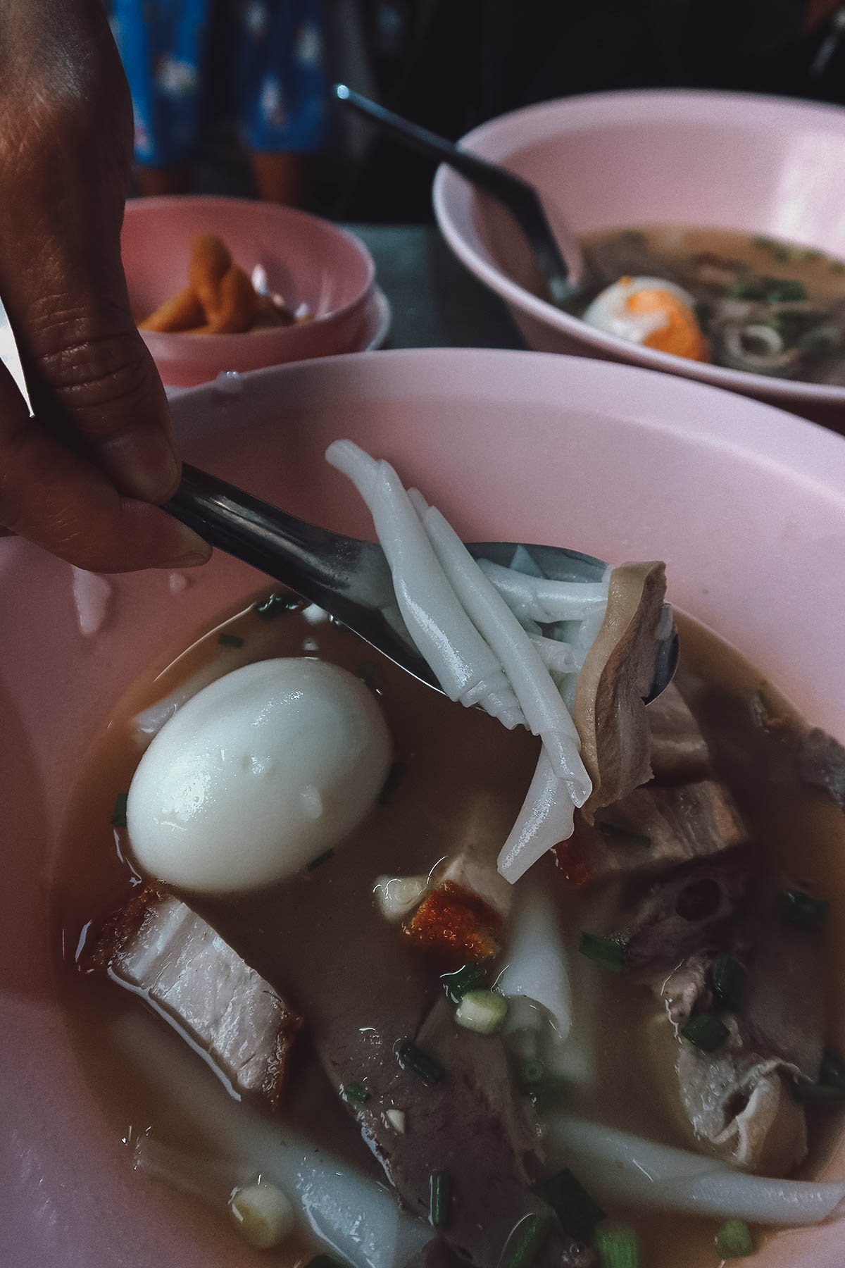 Kway chap noodles in Bangkok