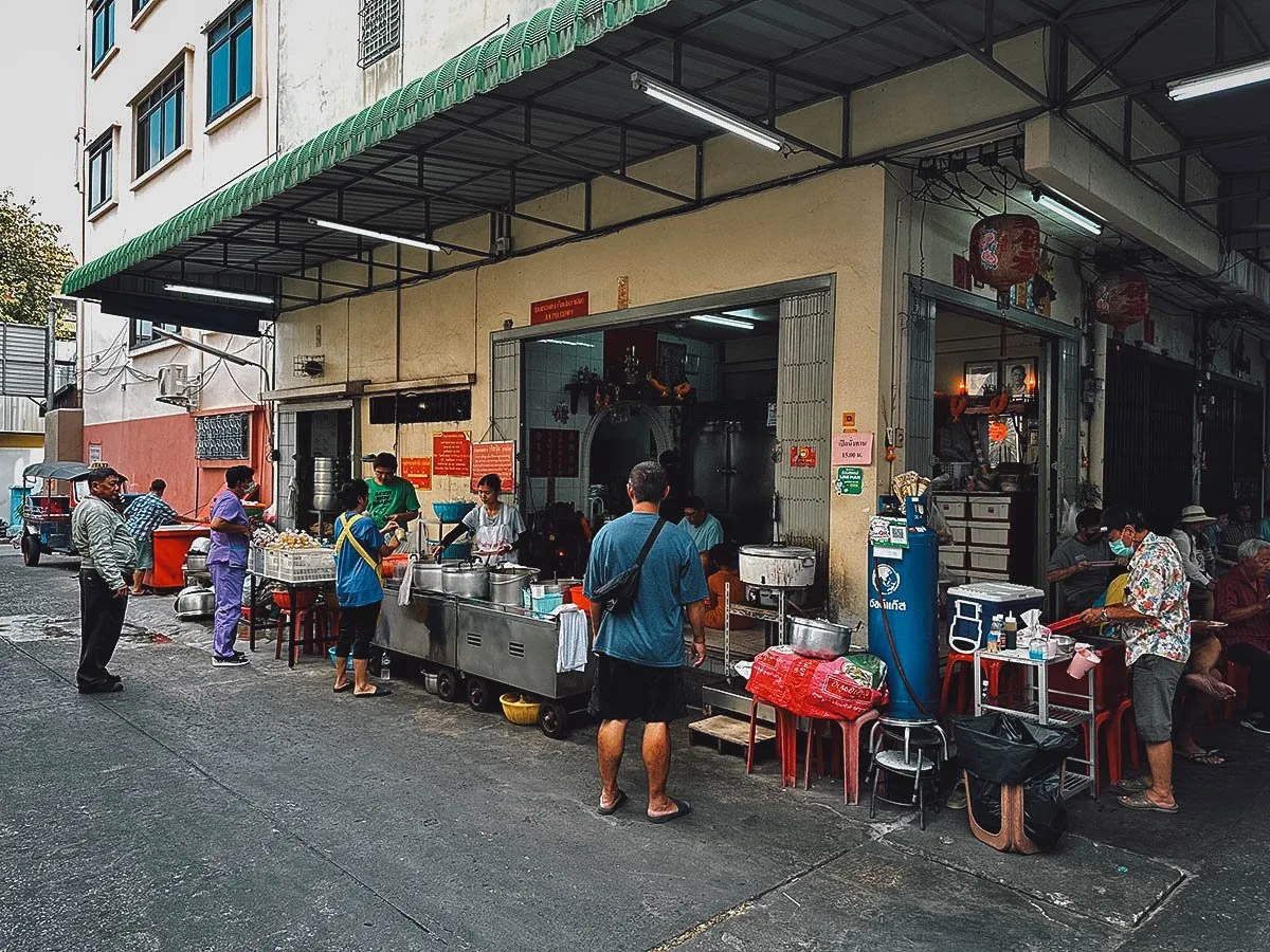 Jek Pui street food stall in Bangkok