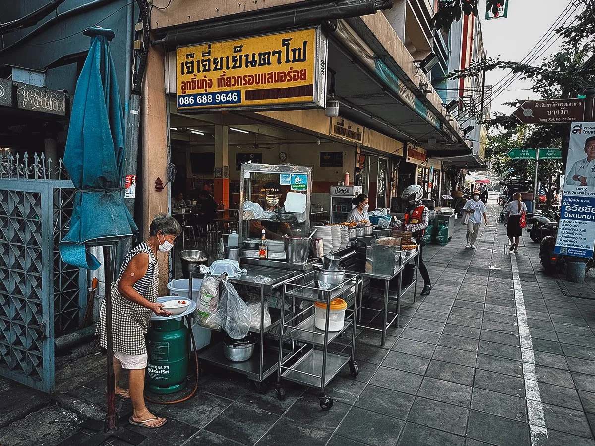 Jia Yong Tau Foo street food restaurant in Bangkok