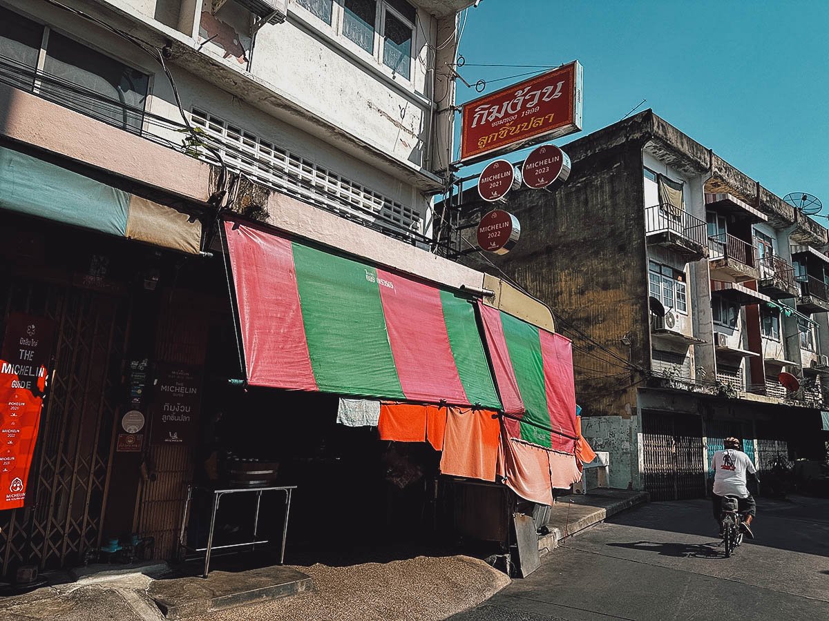 Kim Nguan Fish Ball street food restaurant in Bangkok