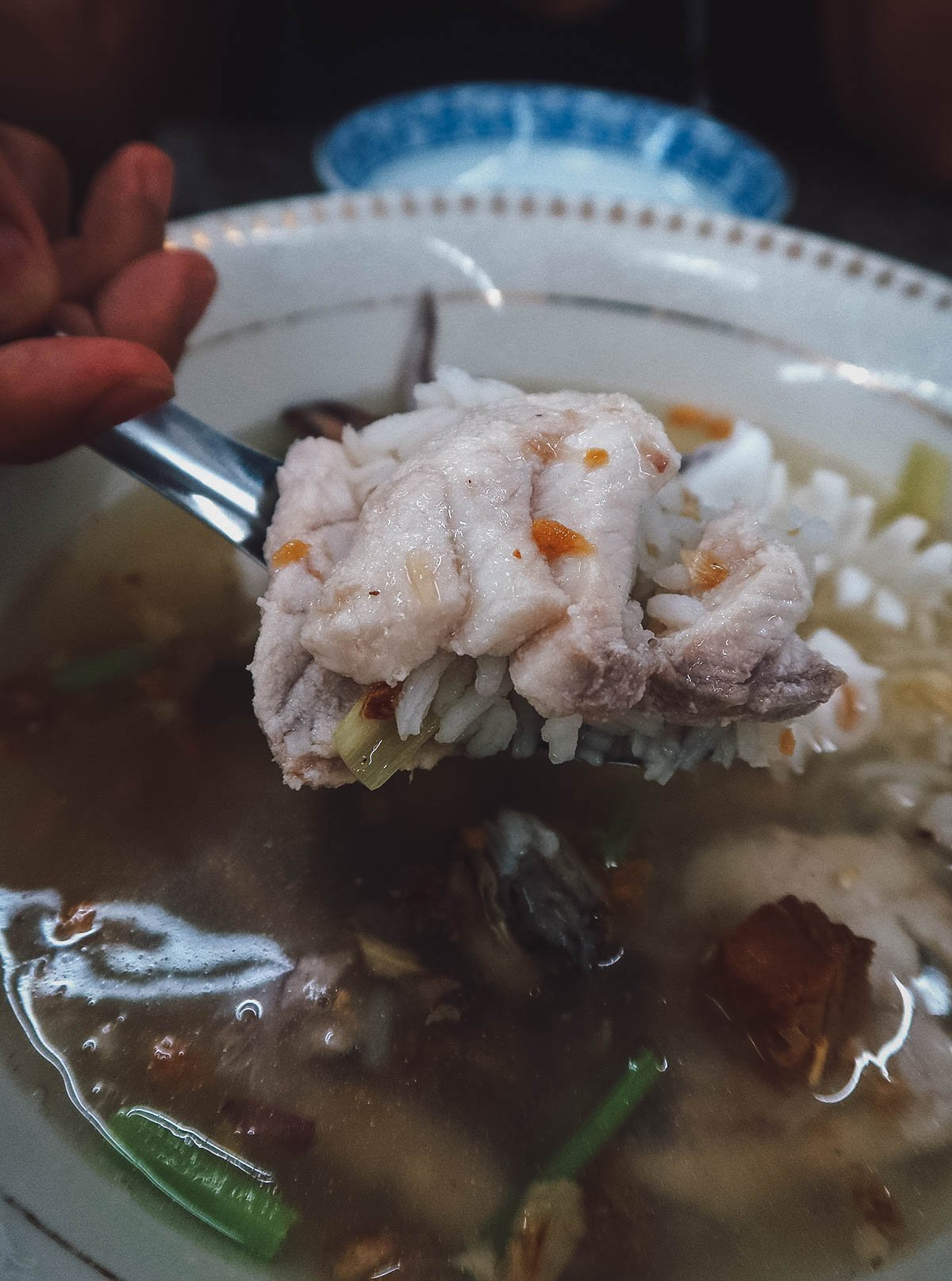 Seafood porridge in Bangkok