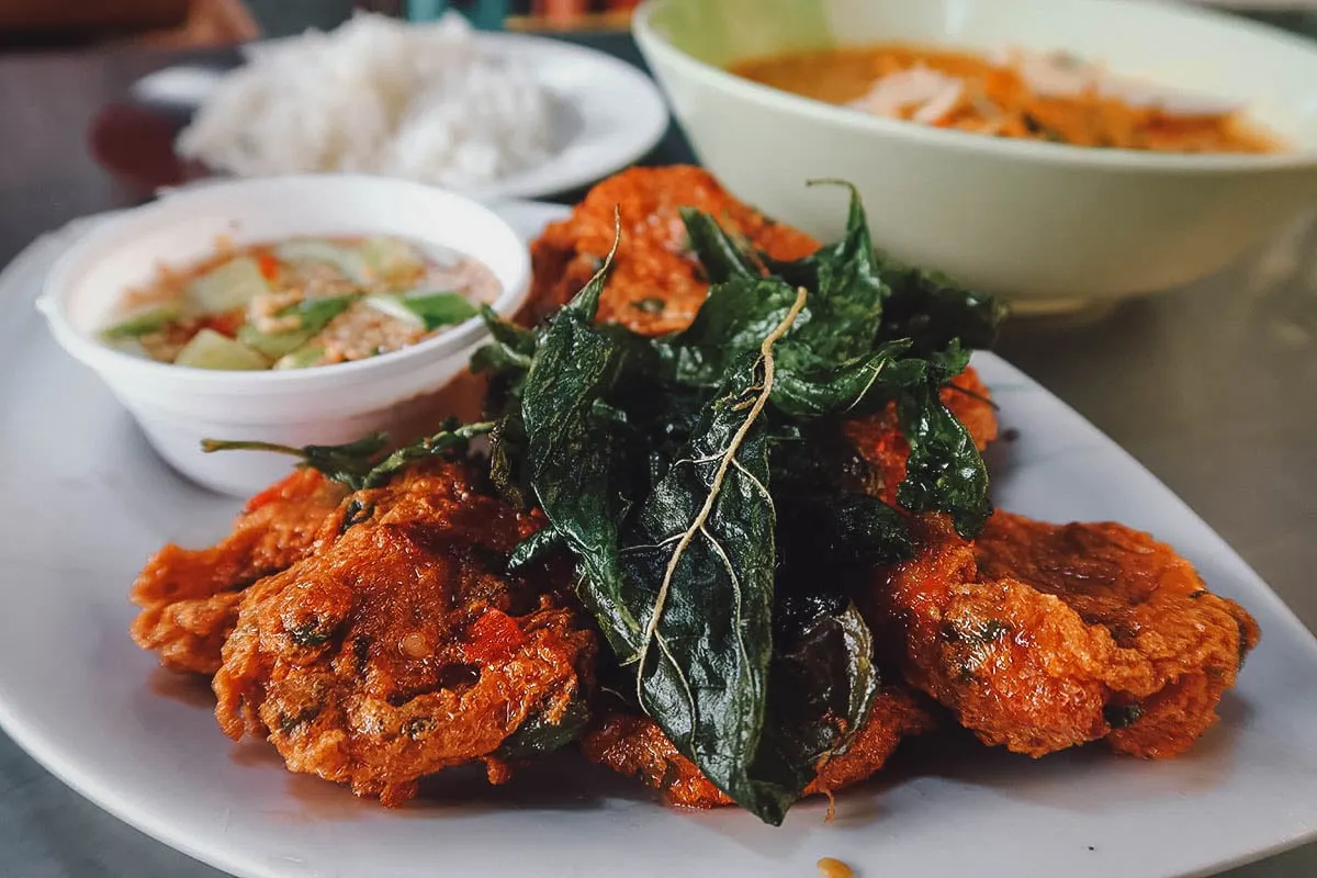 Fish cakes in Bangkok