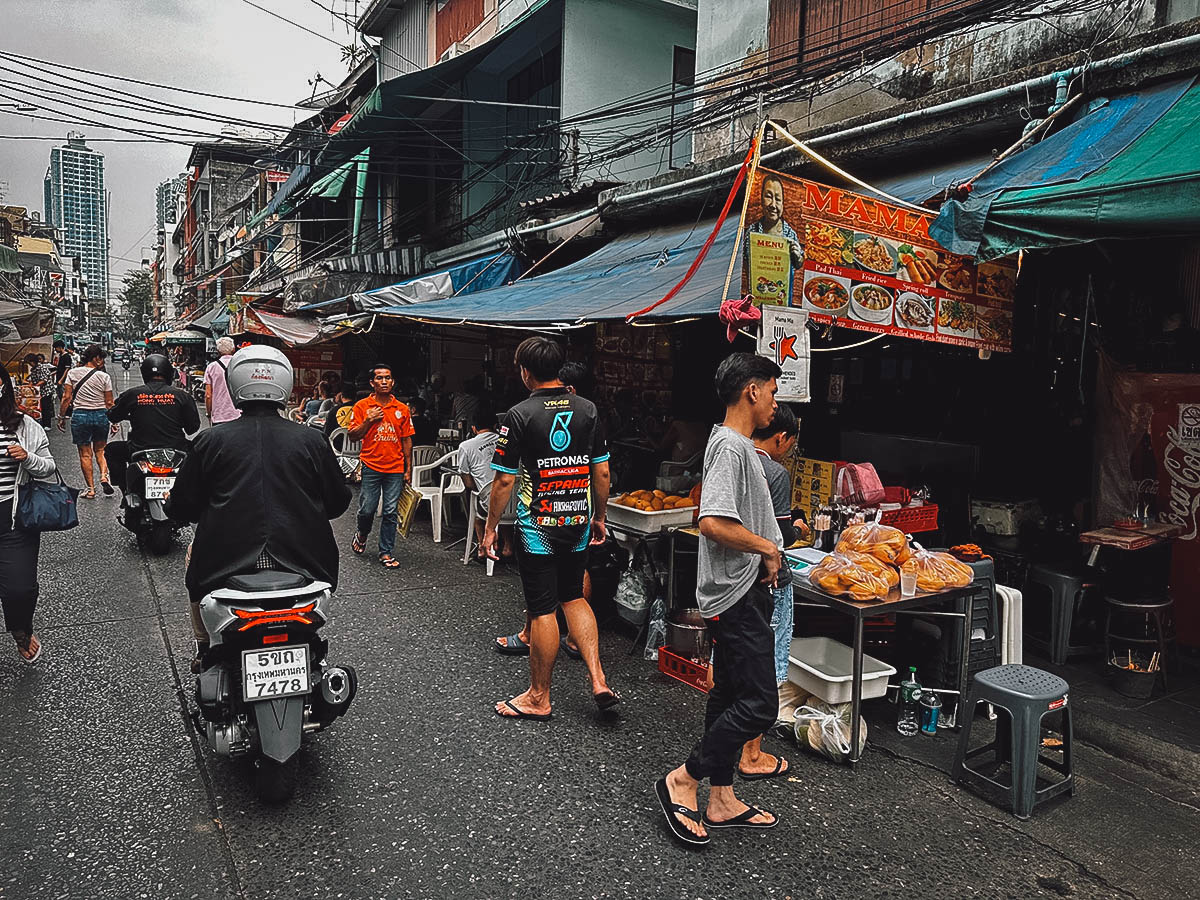 Mama Mia street food stall in Bangkok