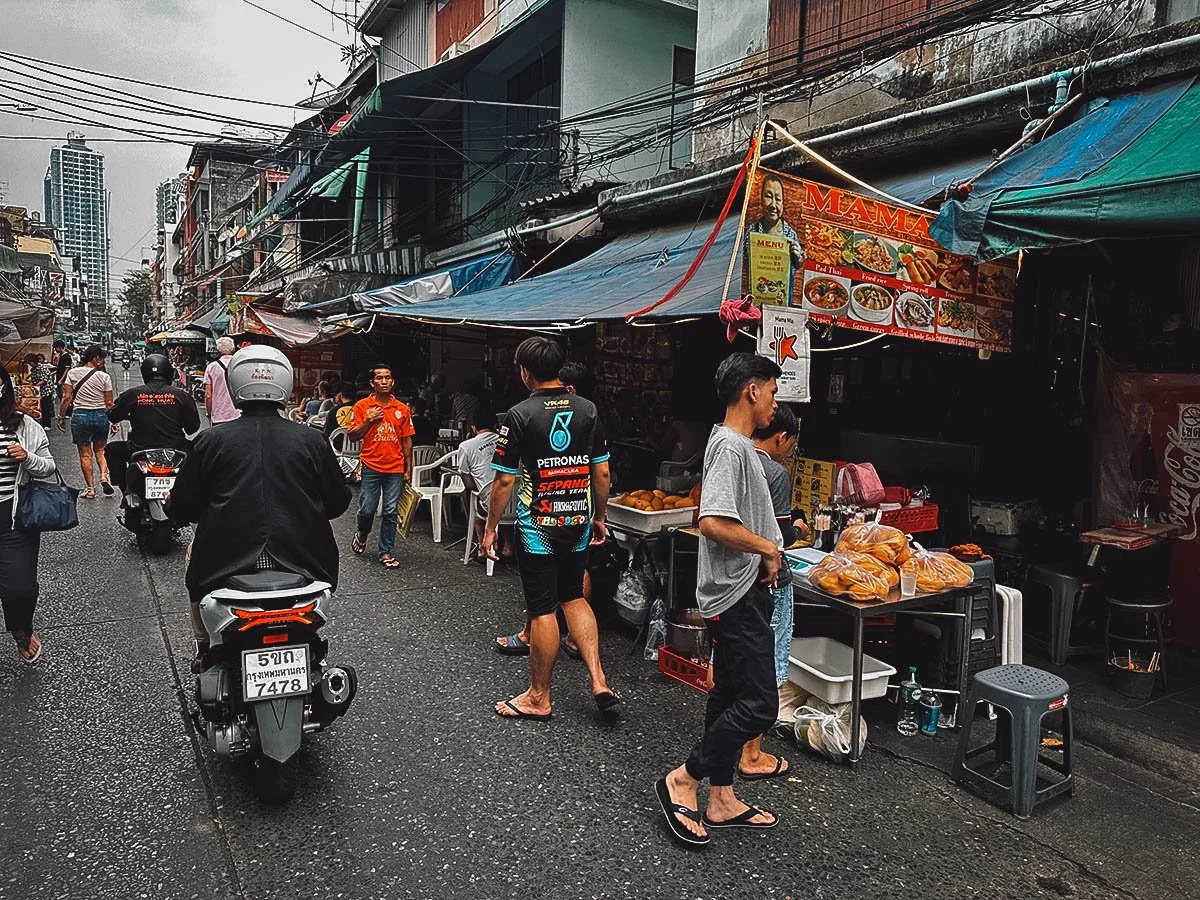 Mama Mia street food stall in Bangkok