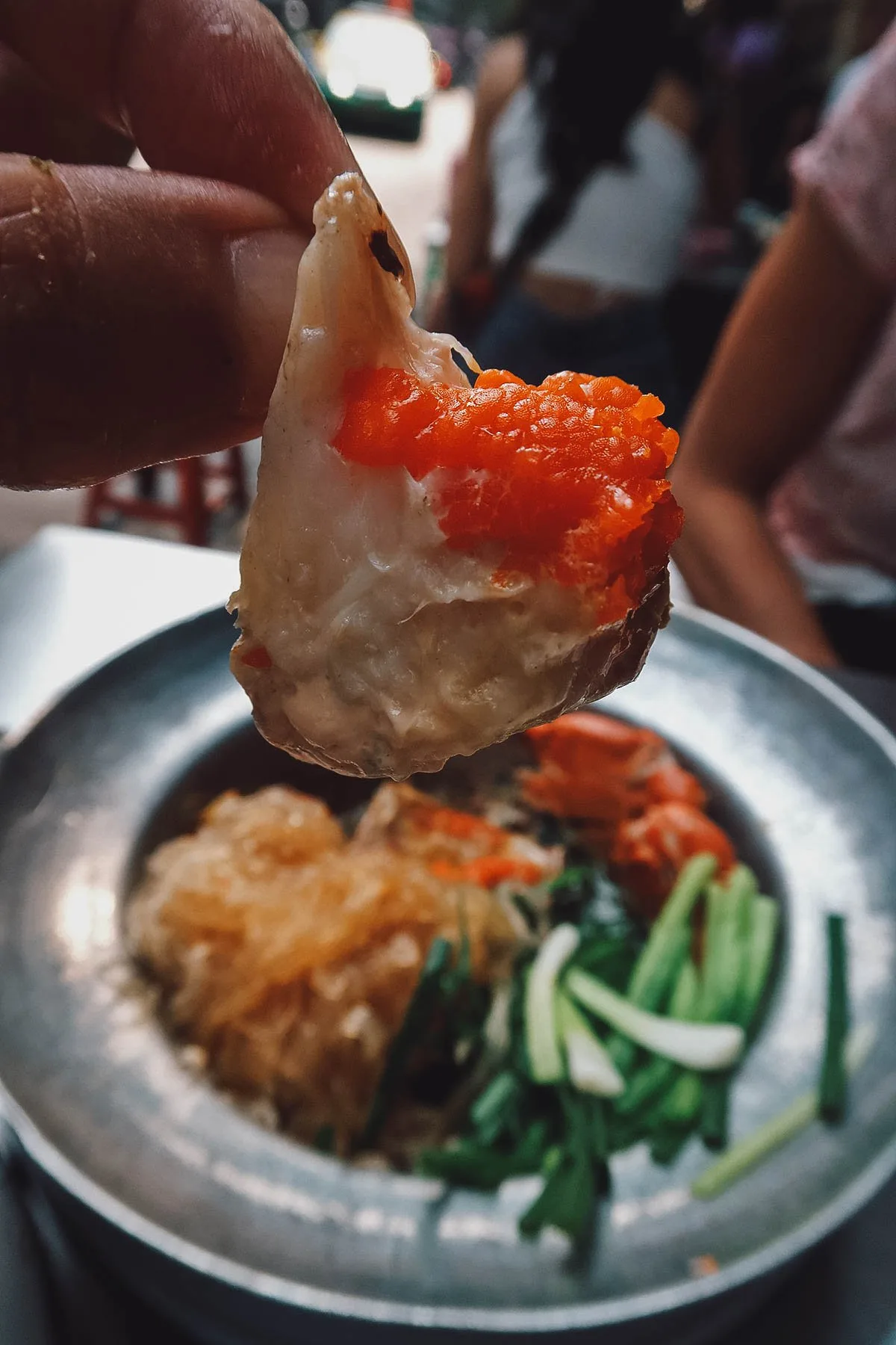 Crab roe in Bangkok